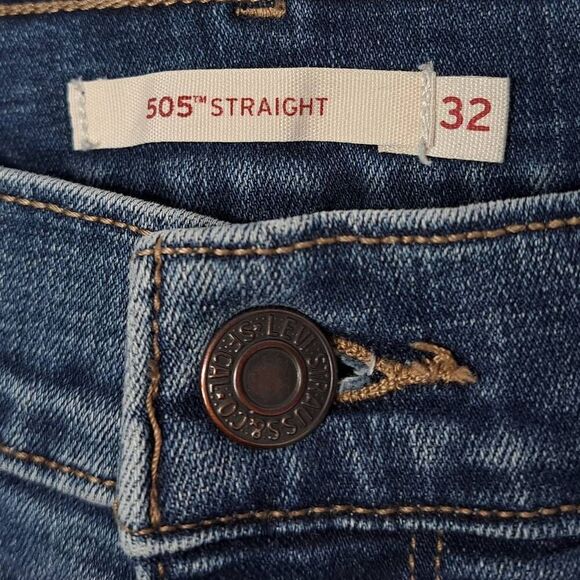 Levi's Women's 505 Straight Jeans size 32 - Picture 5 of 7